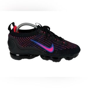 Nike Air Vapormax 2021 Flyknit DX2355 001 Shoes Black Pink Womens Size 9